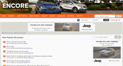 Desktop Screenshot of encoreforums.com